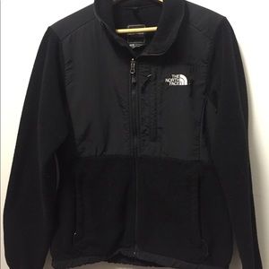 The north face black fleece jacket